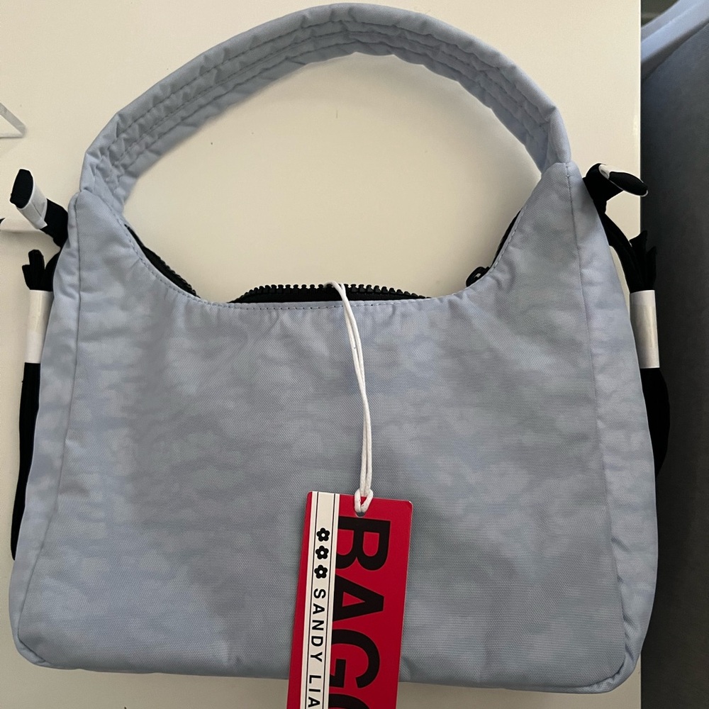 Baggu sandy liang mini bow bag in blue